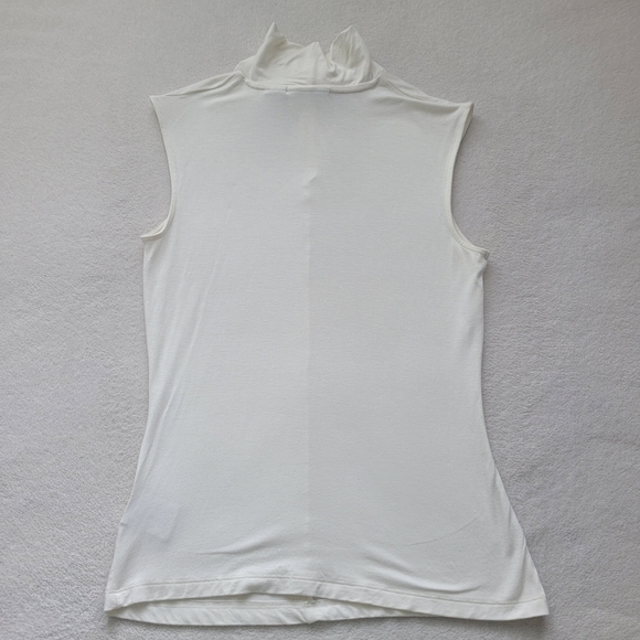 Twist Mockneck Sleeveless Blouse EUC | Women's S Worthington Stretch Y2K… - Picture 9 of 11